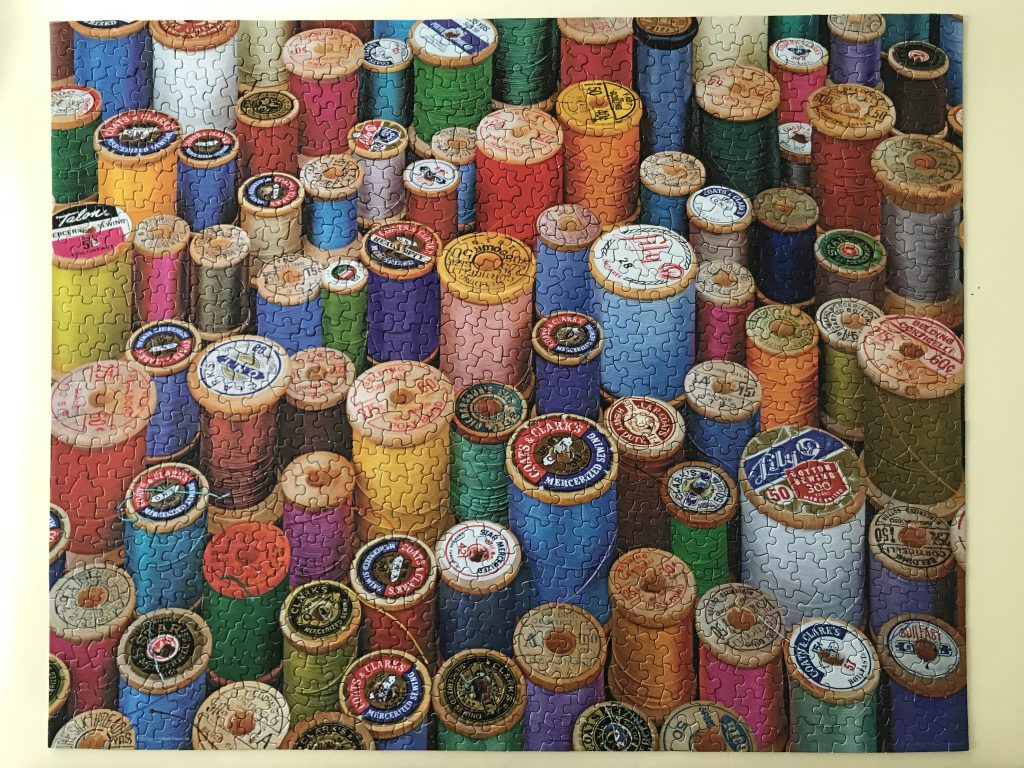 Spools of thread and thimbles Jigsaw Puzzle (Home, Needlework